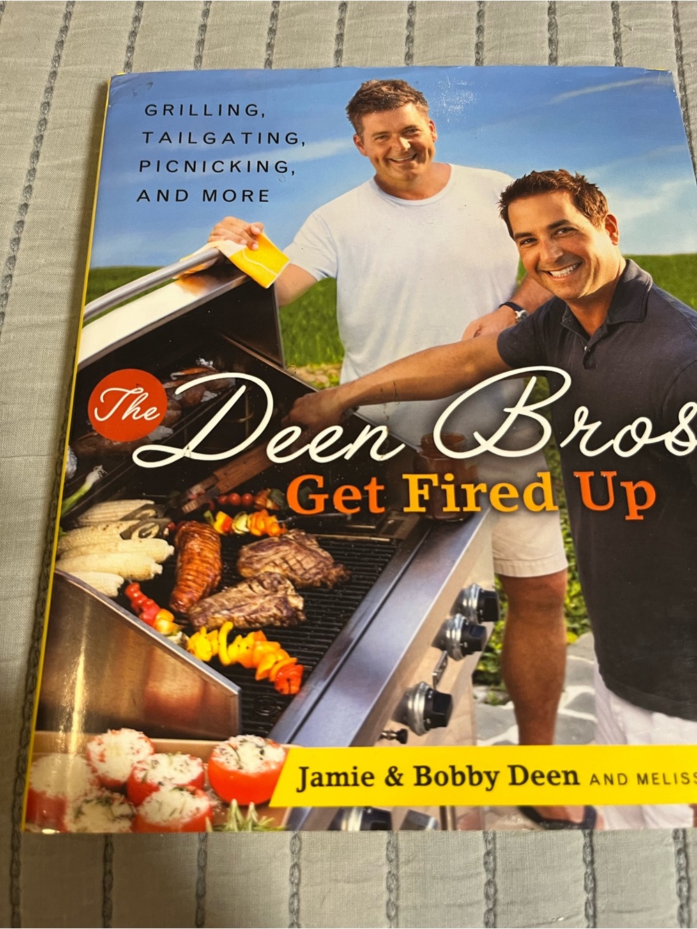 The Deen Bros Get Fired Up cook book Jamie and Bobby Deen (Paula Deen’s boys)